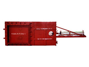 双插板热风隔绝门